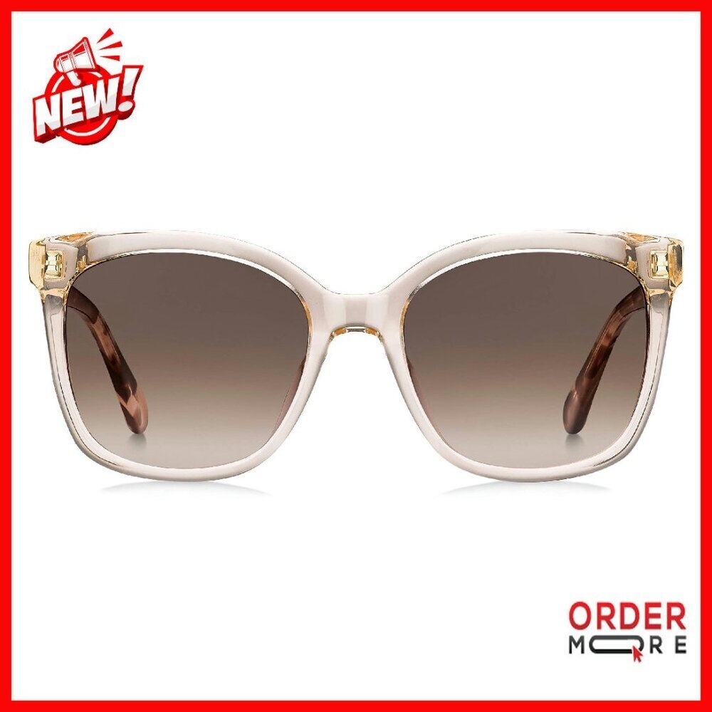 Square Plastic Sunglasses 53mm RX-Able UV Protection Travel Case